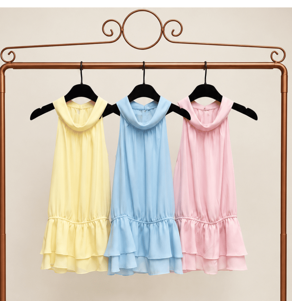 Regata Crepe Peplum Gola Alta - Milalai Regata Crepe Peplum Gola Alta - Milalai