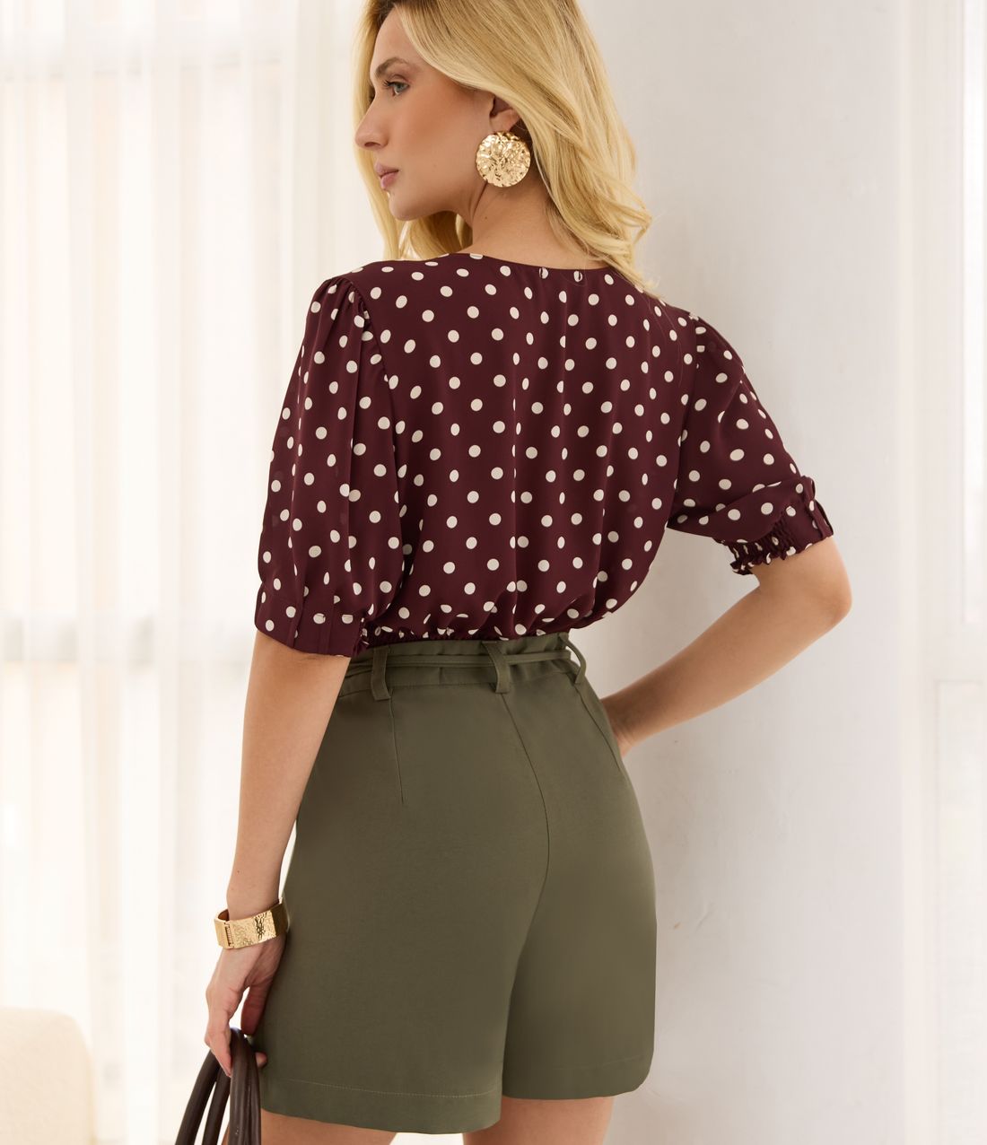 Blusa Poás Detalhe Nervura - Doce Flor