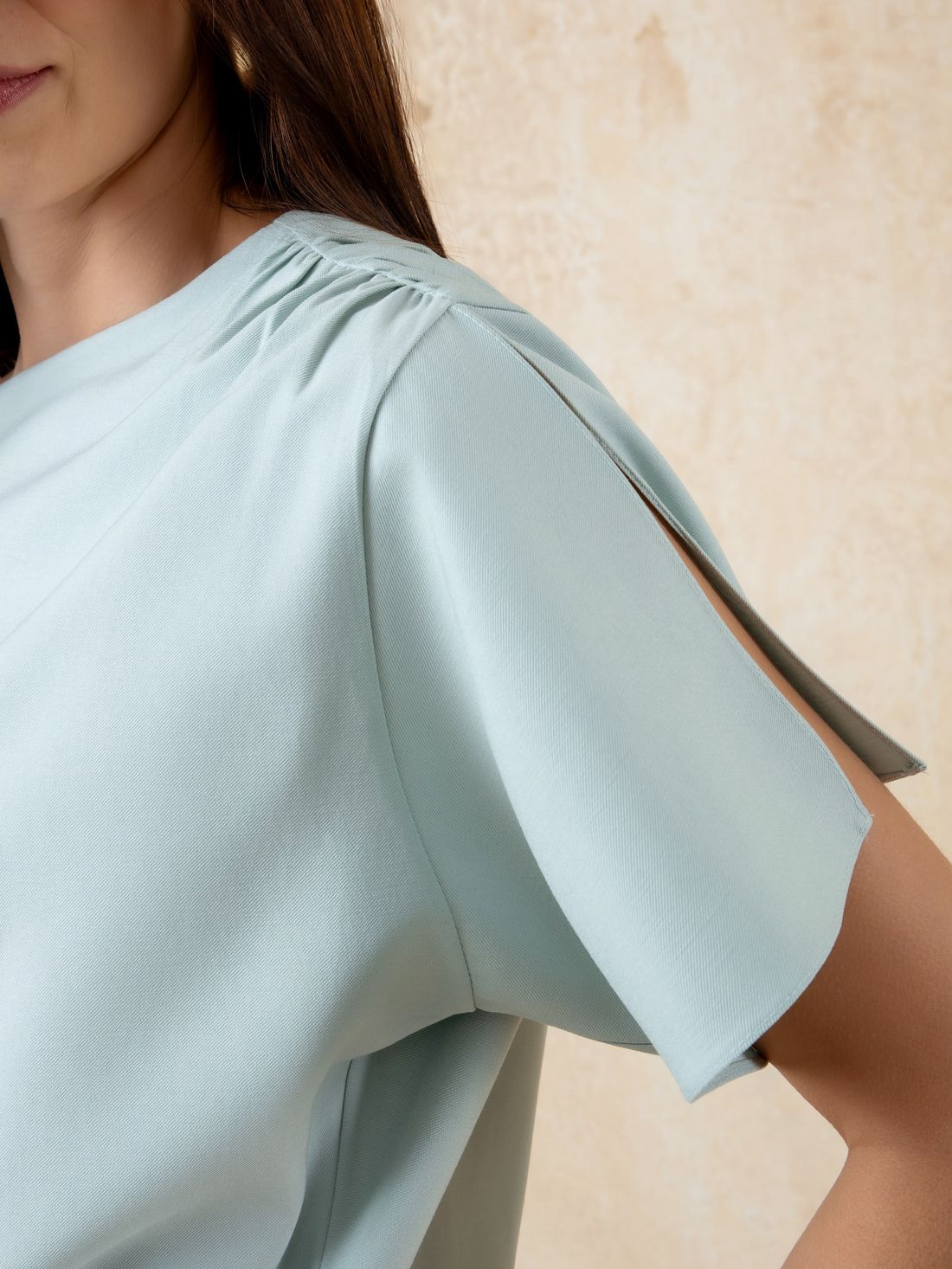Blusa Assimétrica Com Amarração - Doce Flor Blusa Assimétrica Com Amarração - Doce Flor