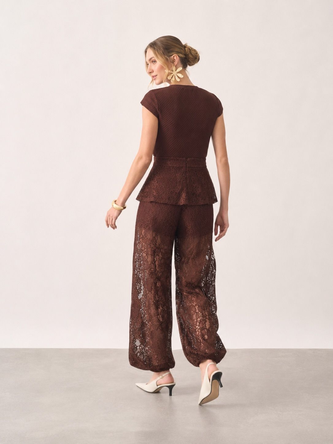 Blusa Malha Maquinetada Decote V - Milalai Blusa Malha Maquinetada Decote V - Milalai