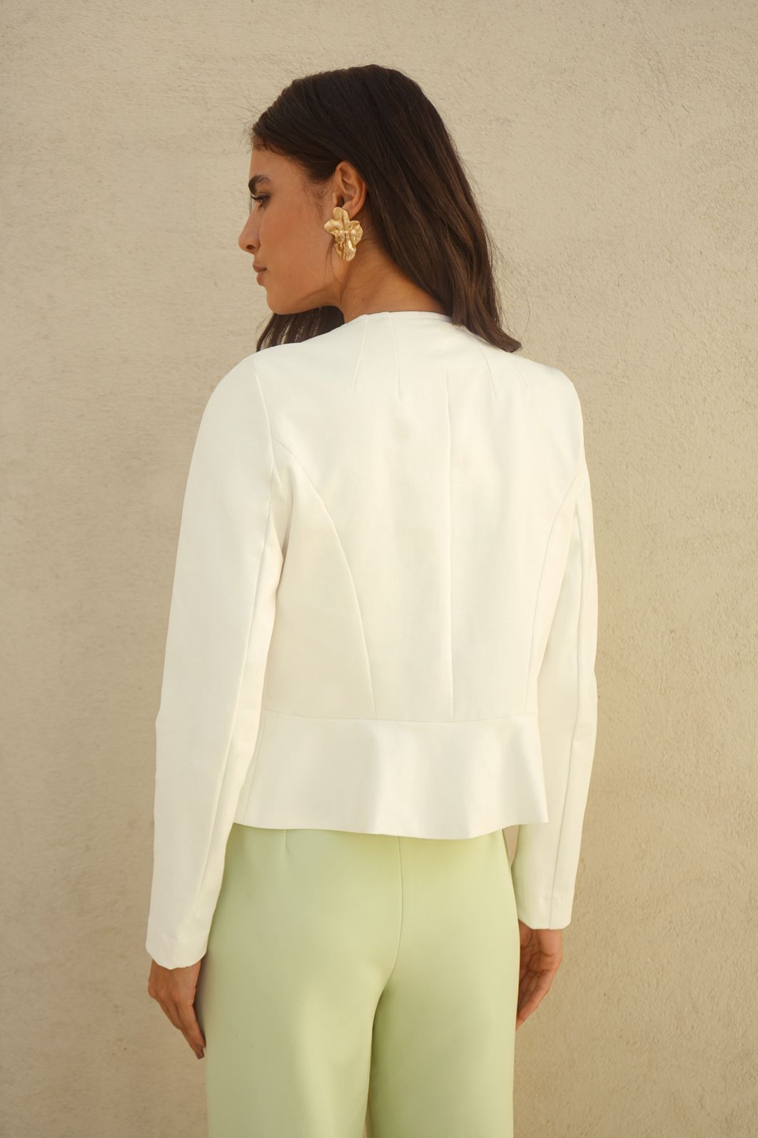 Spencer Malha Com Peplum - Donna Ritz Spencer Malha Com Peplum - Donna Ritz
