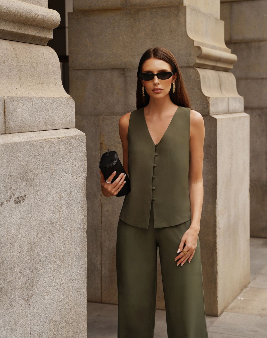 Colete Decote V - Doce Flor Colete Decote V - Doce Flor