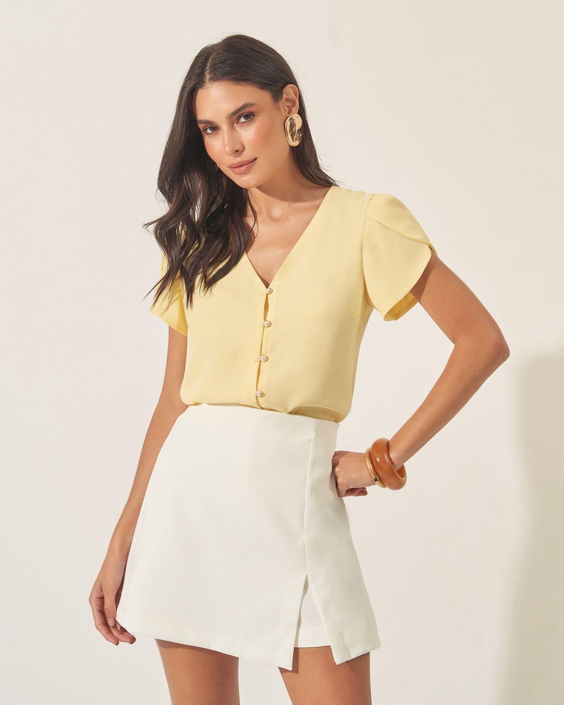 Shorts Saia Alfaiataria - Milalai Shorts Saia Alfaiataria - Milalai