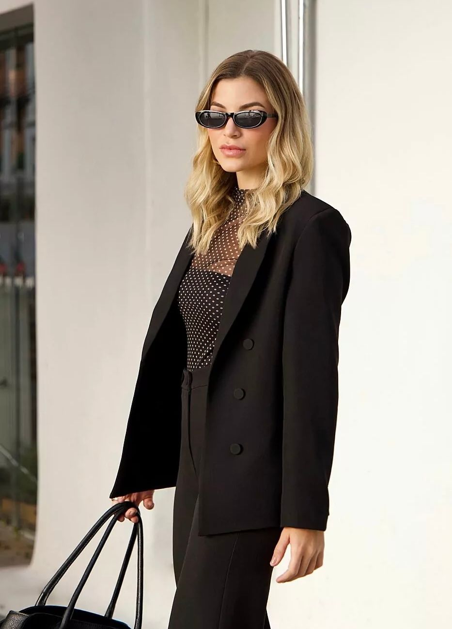 Blazer Alongado Alfaiataria 3 Botões - Doce Flor