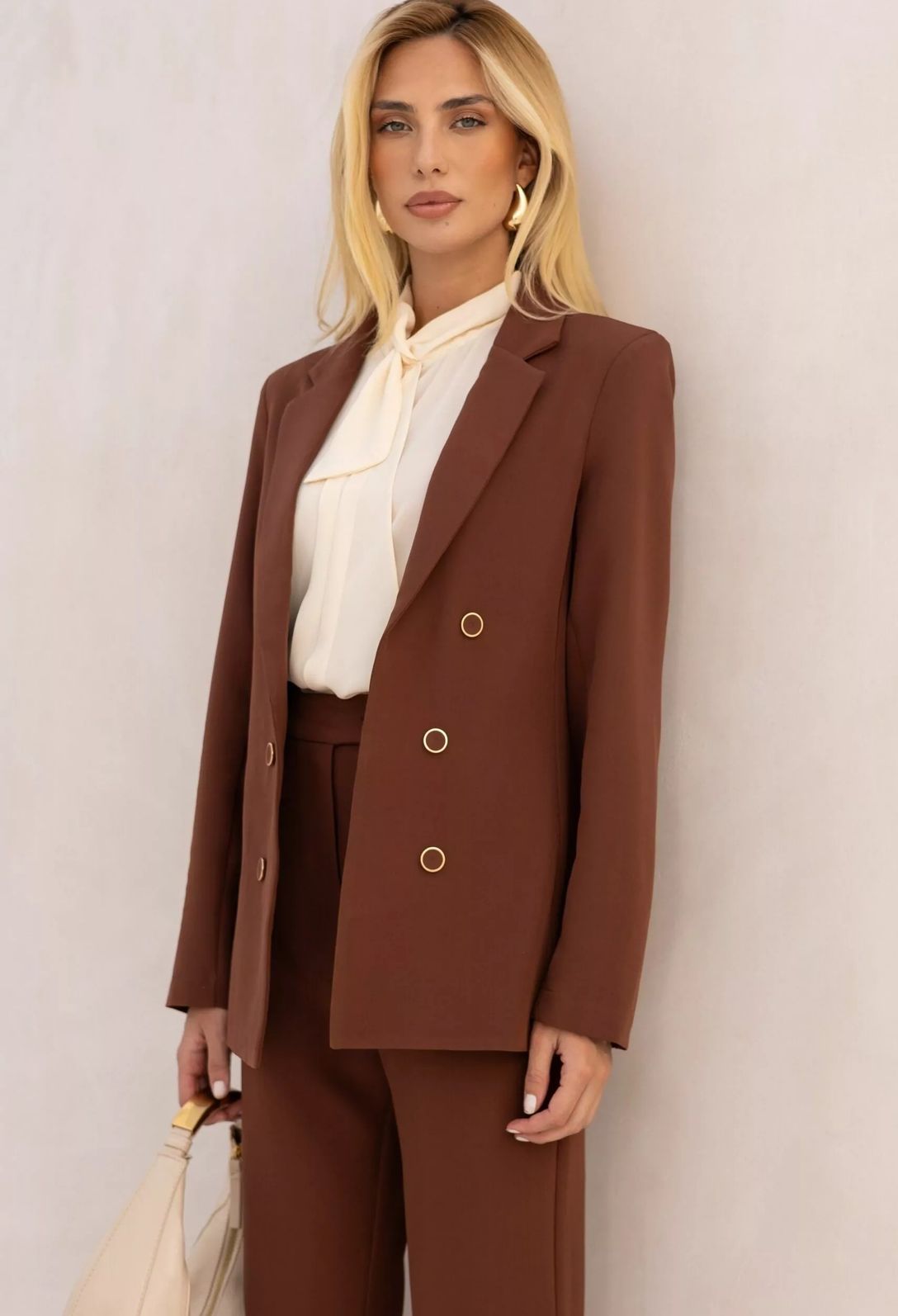 Blazer Alfaiataria Botões - Doce Flor Blazer Alfaiataria Botões - Doce Flor