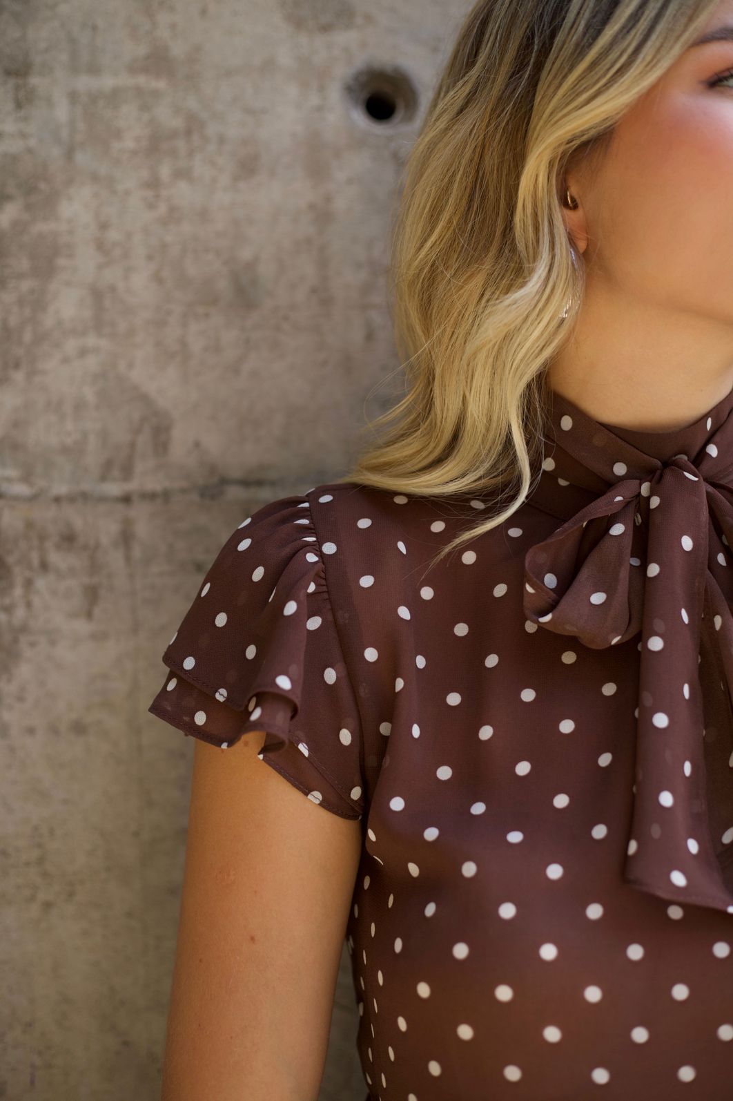 Blusa Crepe Gola Alta Poás - Doce Flor