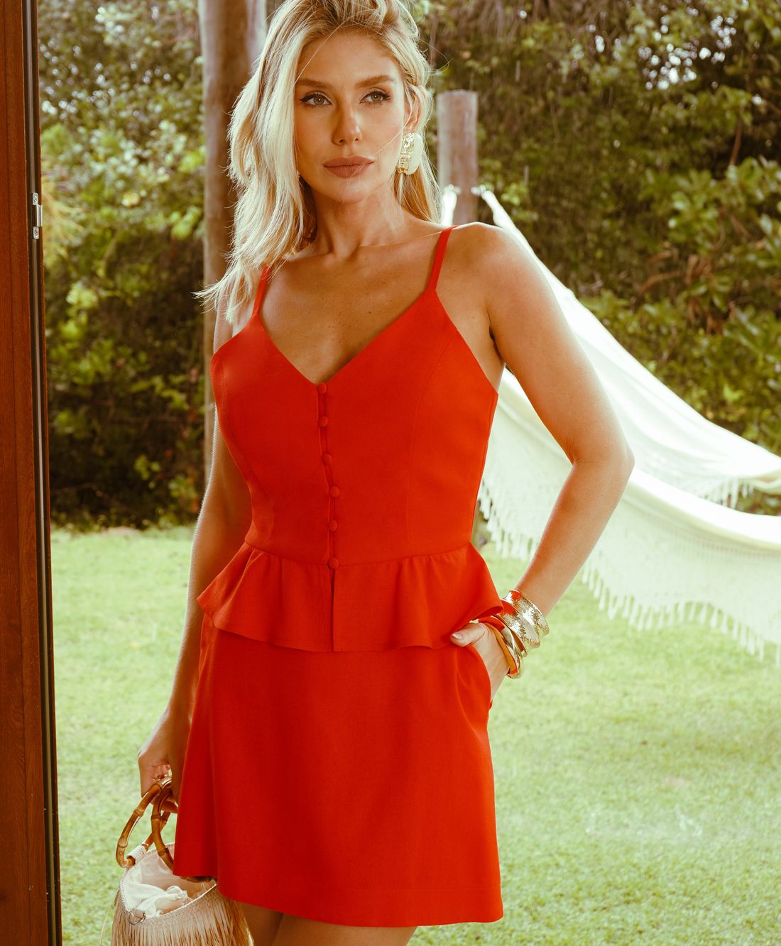 Saia Mini LInho Faca - Donna Ritz Saia Mini LInho Faca - Donna Ritz