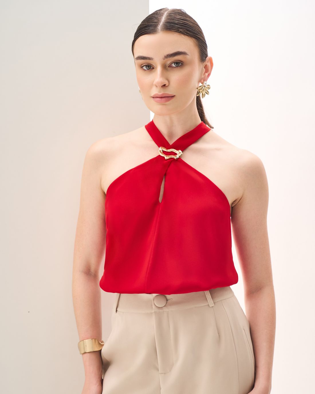 Regata Crepe Fivela Orgânica -Milalai