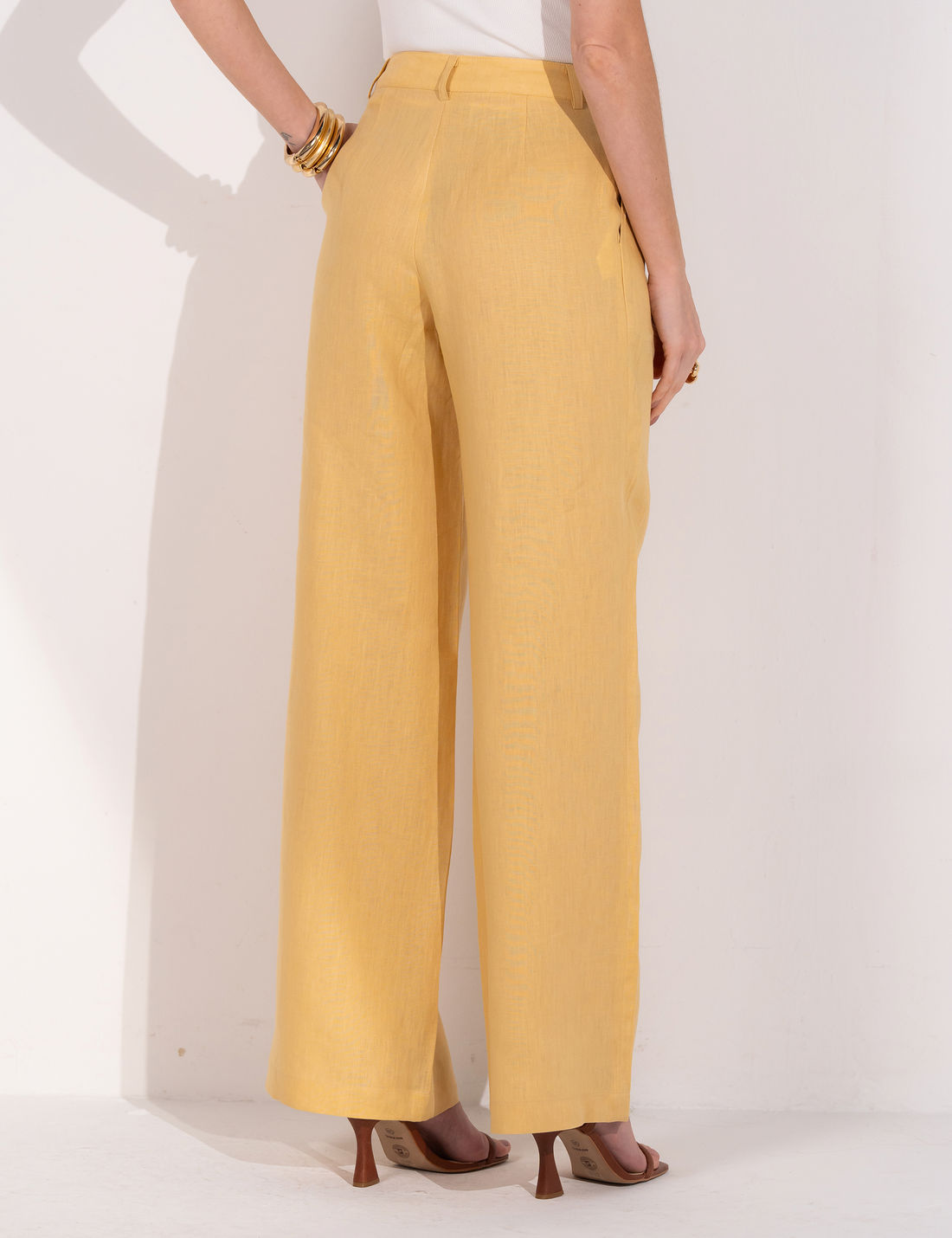 Calça 100% Linho - Unique Chic Calça 100% Linho - Unique Chic