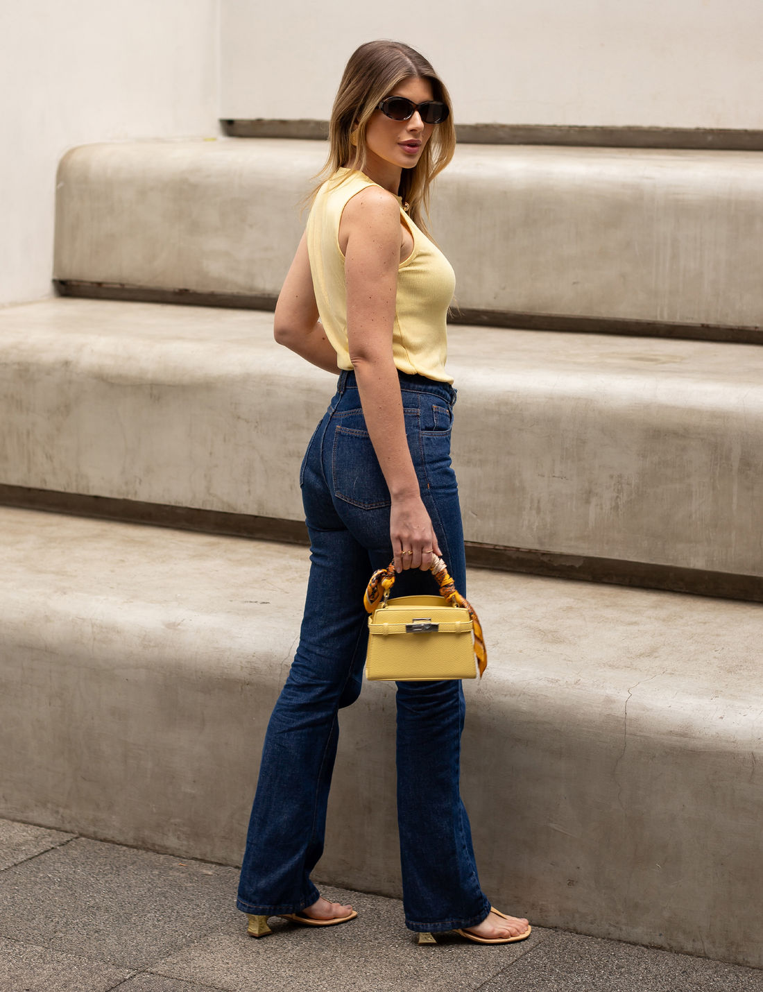 Regata Malha Ribana Botões Orgânico - Unique Chic