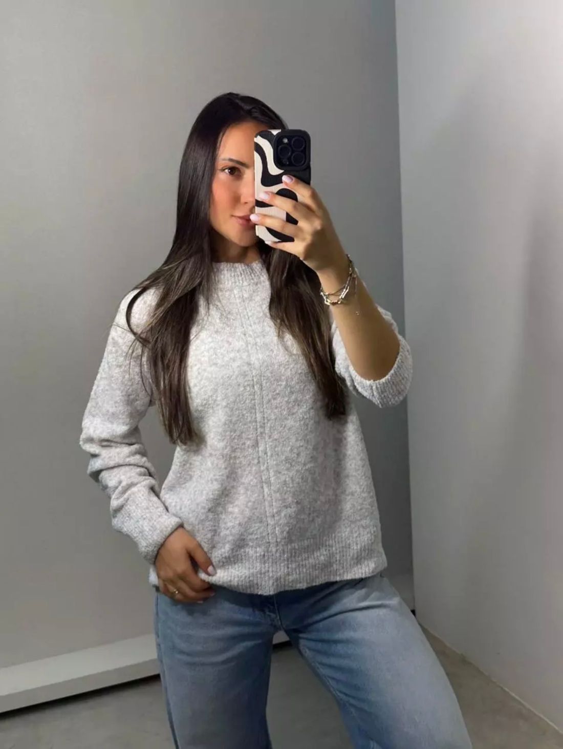Blusa Tricot Mousse Blusa Tricot Mousse