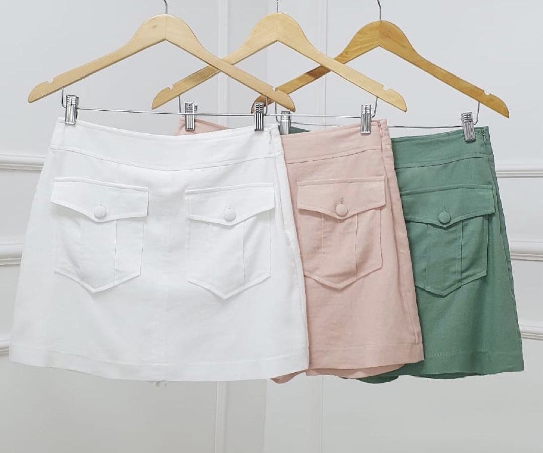 Shorts Saia Linho - Ingrid