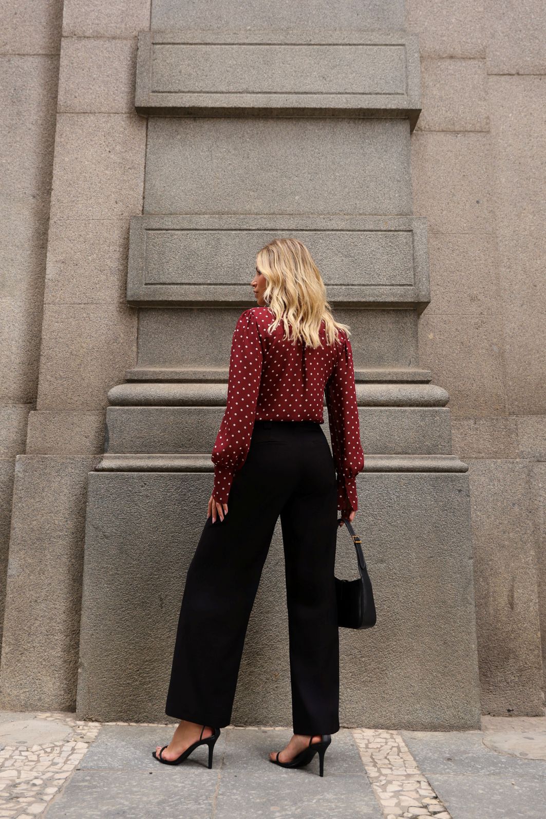 Blusa Crepe Manga Longa Poás - Doce Flor