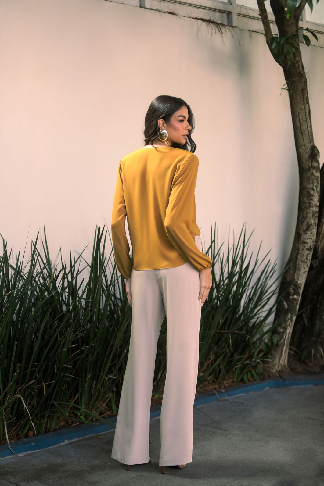 Blusa Transpassado Com Pregas - Donna Ritz Blusa Transpassado Com Pregas - Donna Ritz