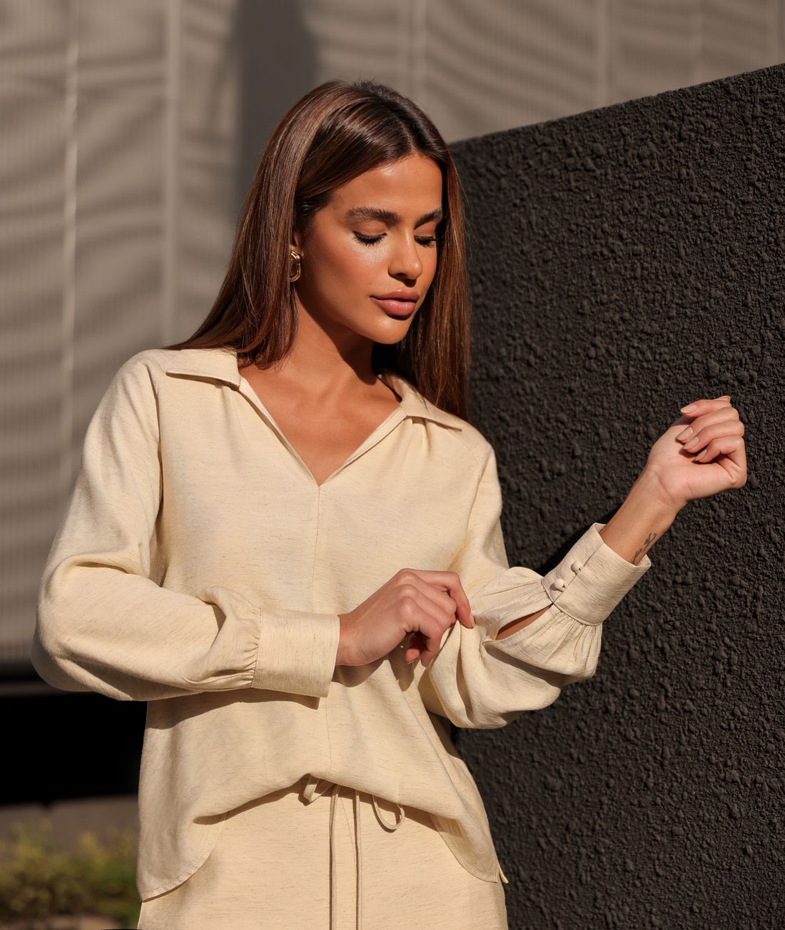 Bata Manga Longa - Doce Flor