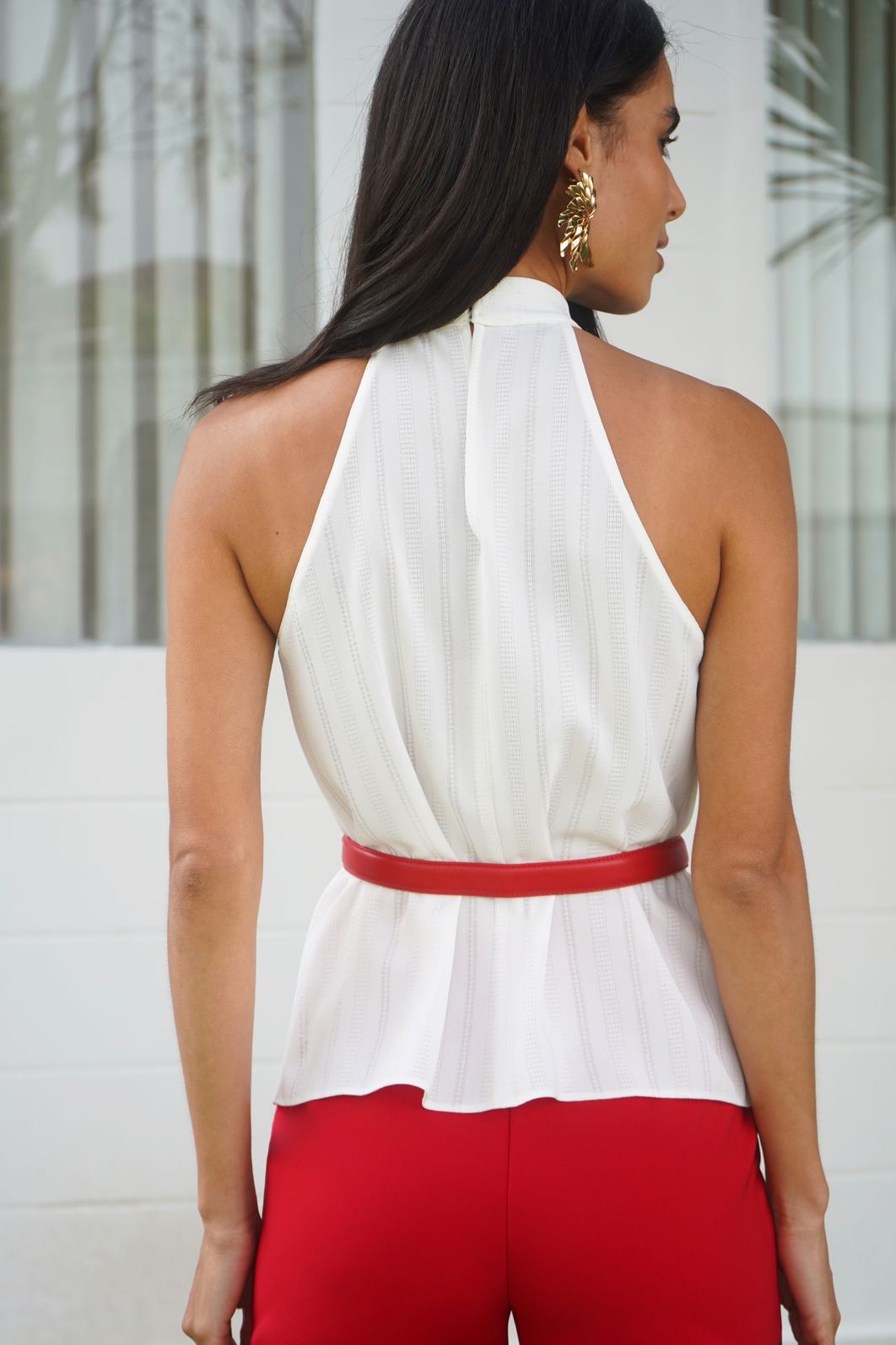 Regata Halter Elo Vazado - Donna Ritz Regata Halter Elo Vazado - Donna Ritz