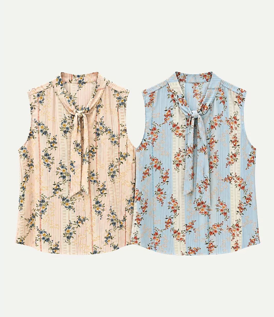 Regata Crepe Gola Laço Floral - Doce Flor