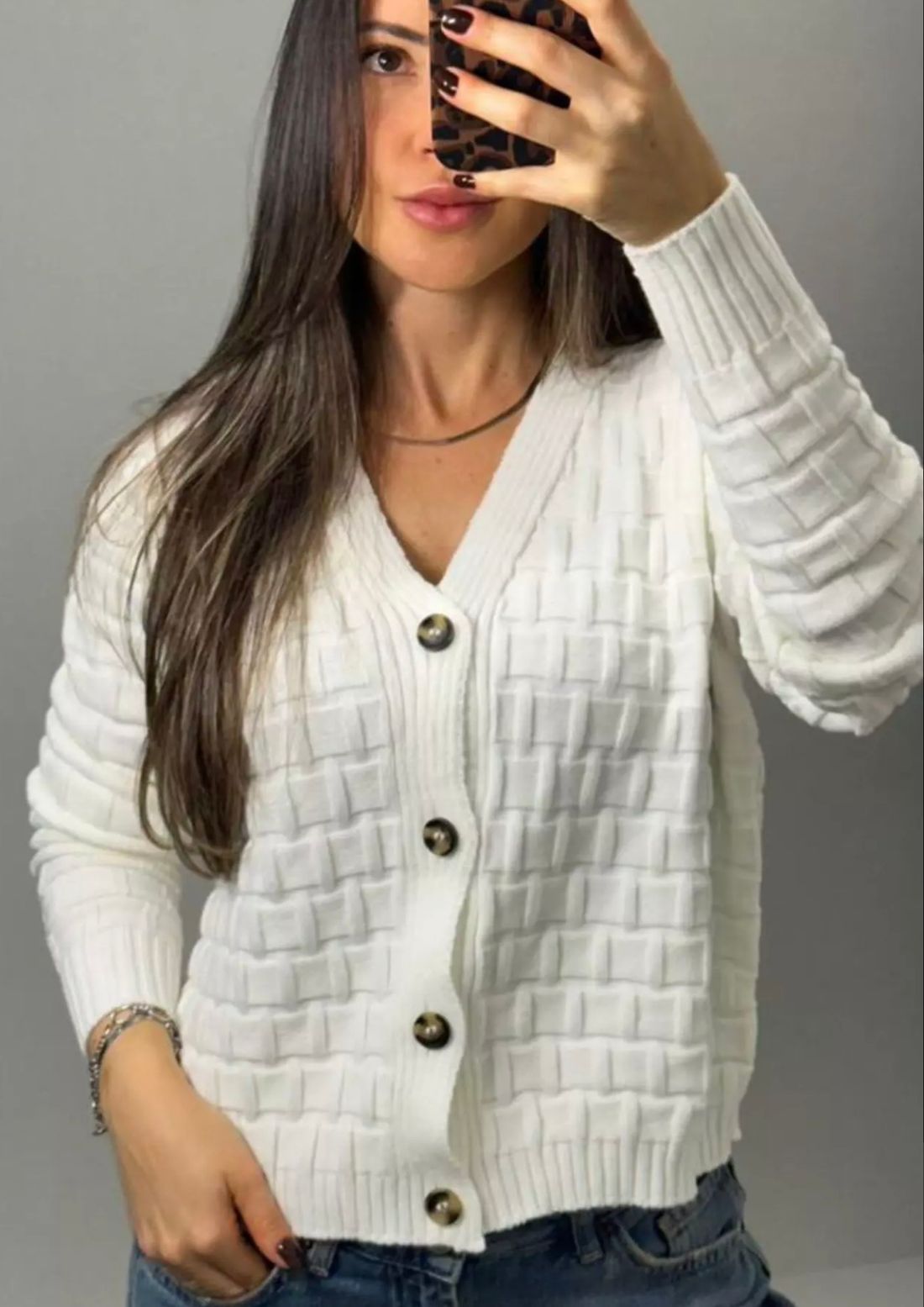 Casaqueto Tricot Modal Casaqueto Tricot Modal