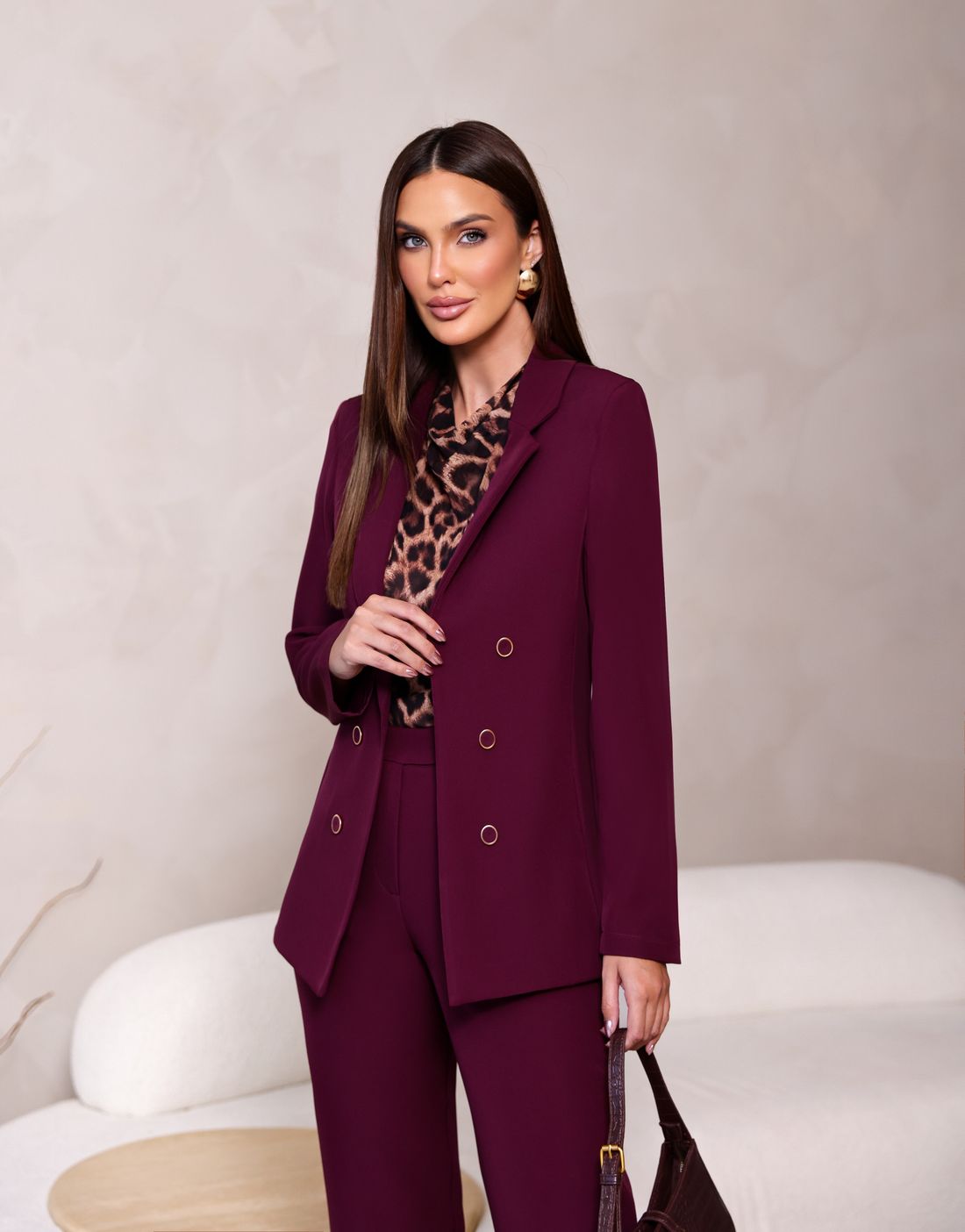 Blazer Alfaiataria Botões - Doce Flor Blazer Alfaiataria Botões - Doce Flor