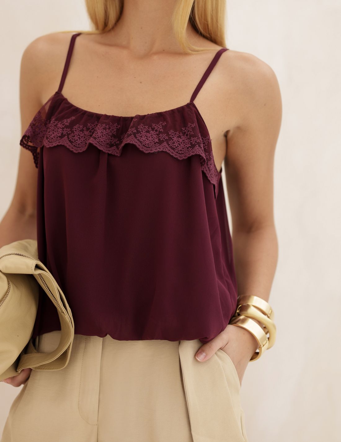 Regata Balonê Renda - Doce Flor