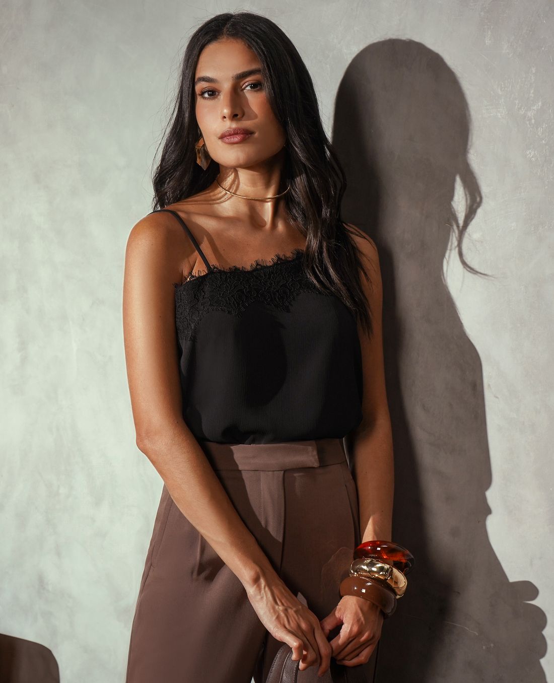 Regata Yoryu Assimétrico Renda - Donna Ritz