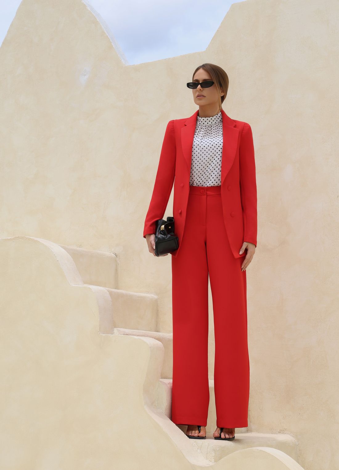 Calça Wide Leg Com Passante - Doce Flor