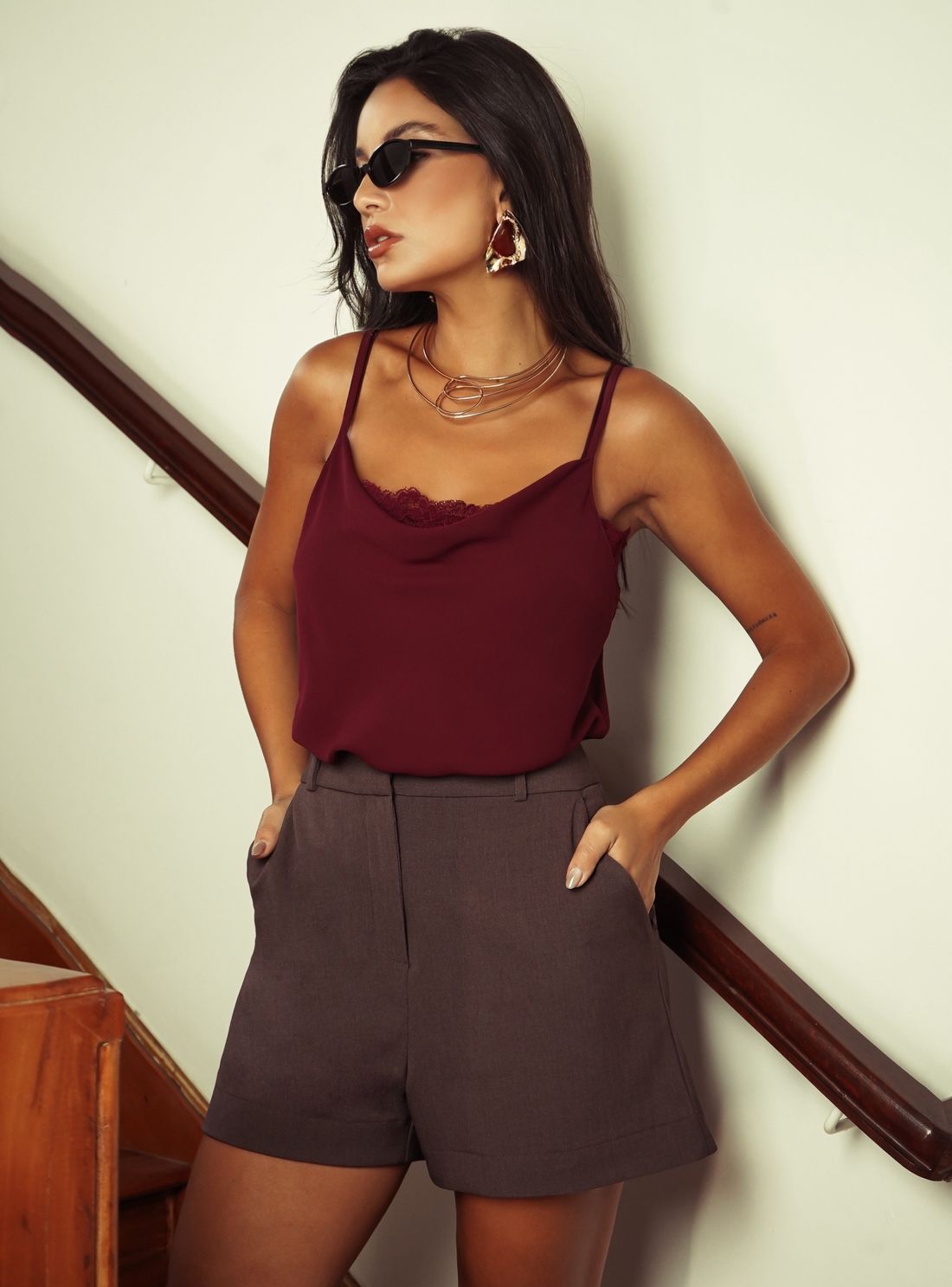 Shorts Alfaiataria Basic - Donna Ritz Shorts Alfaiataria Basic - Donna Ritz