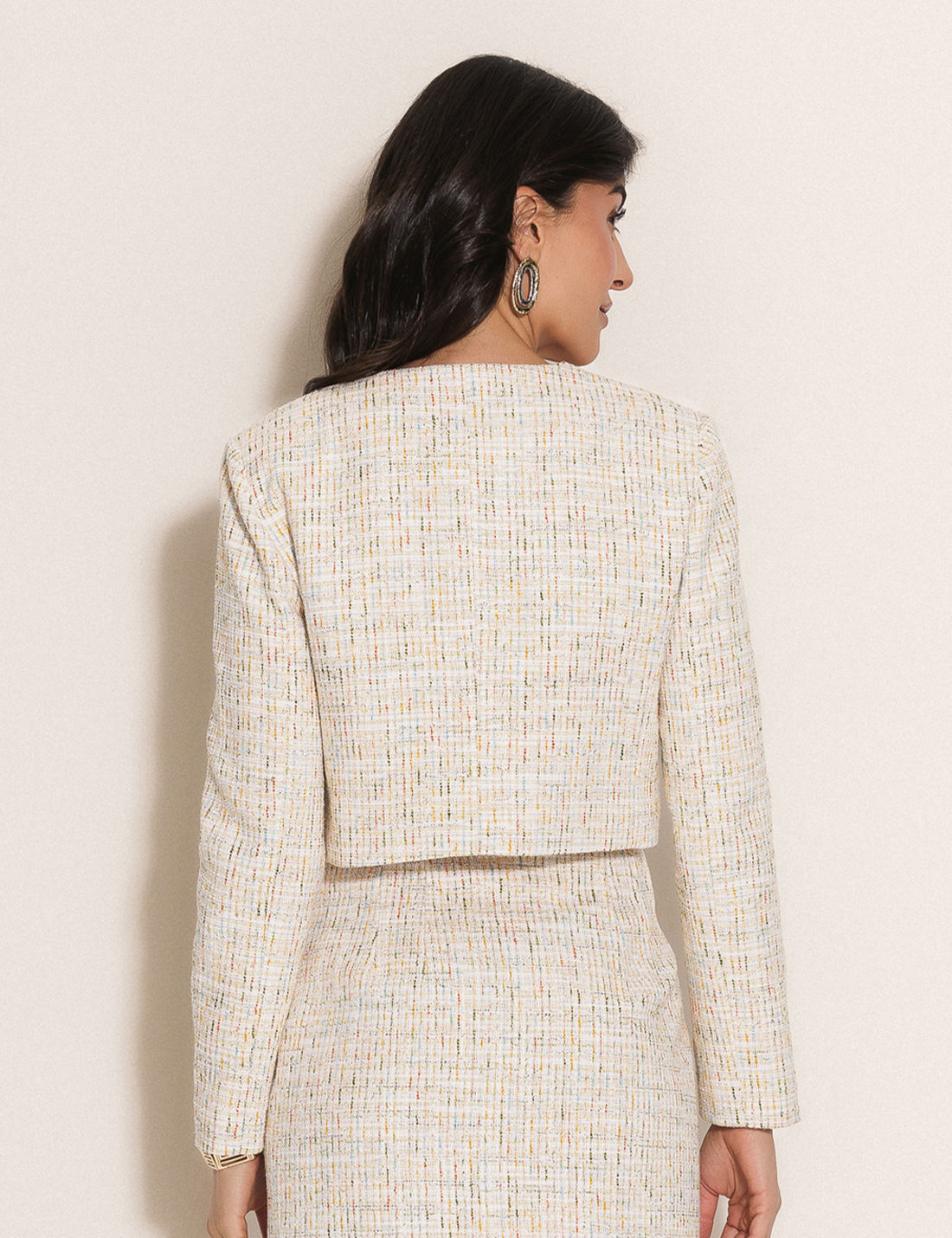 Casaqueto Tweed Rainbow - Unique Chic Casaqueto Tweed Rainbow - Unique Chic