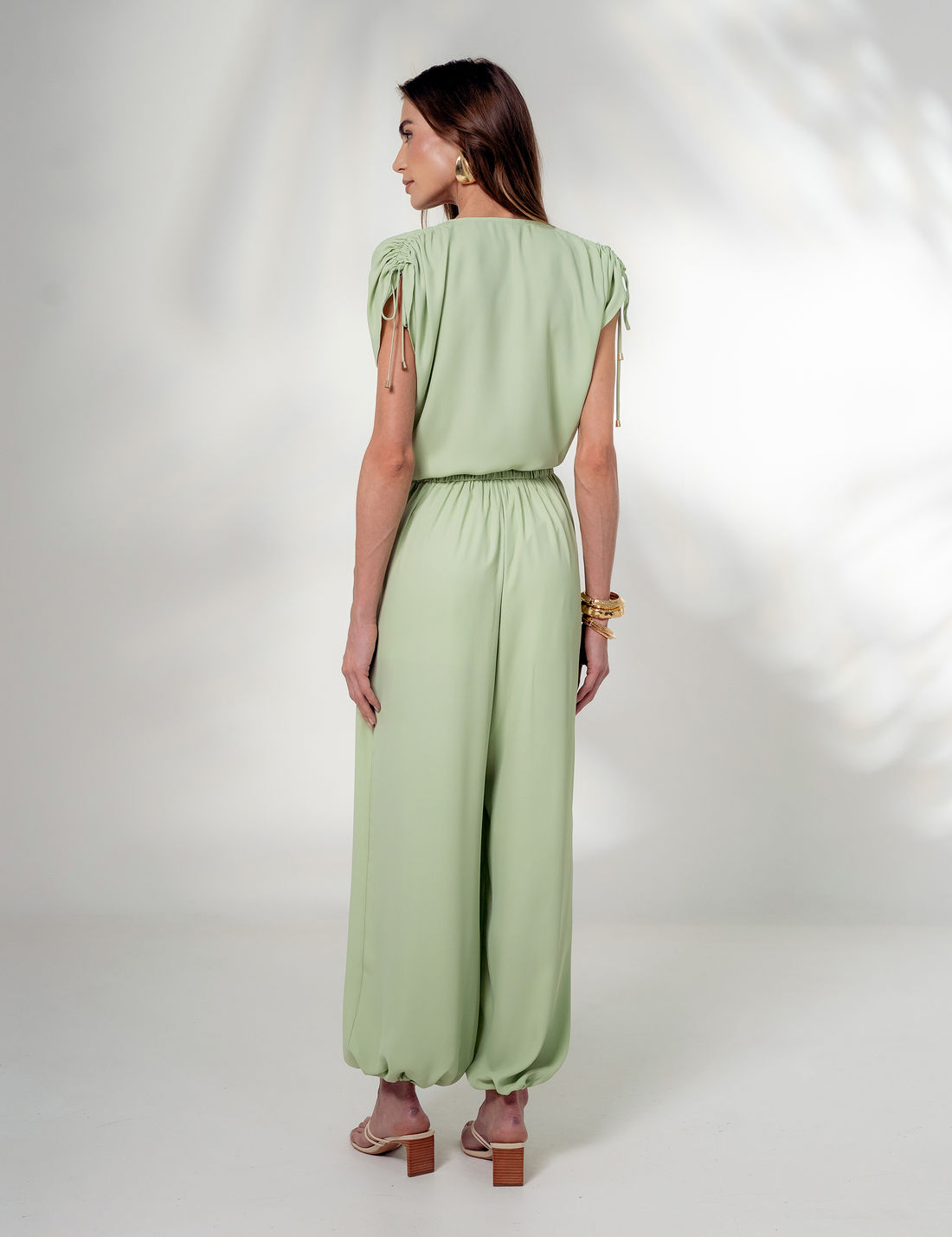 Calça Aladim Ísis Crepe - Unique Chic Calça Aladim Ísis Crepe - Unique Chic