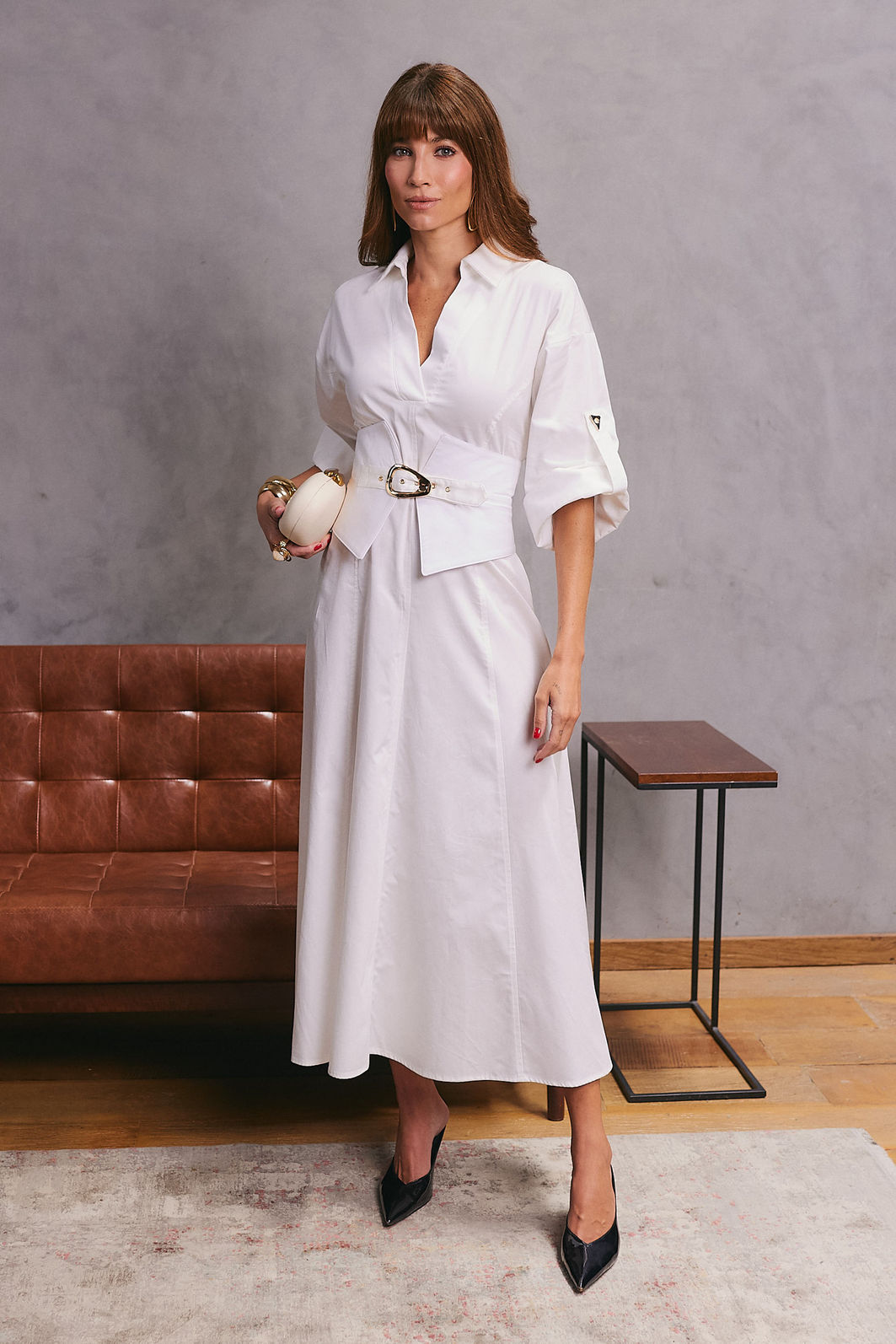 Vestido Chemise Com Corset - Unique Chic