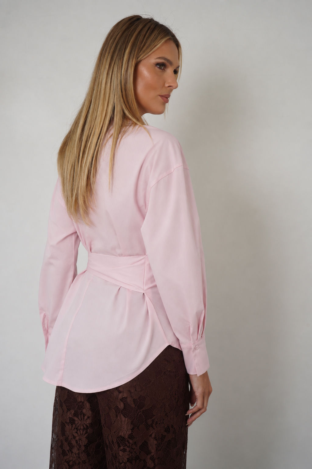Camisa Tricoline Amarração - Donna Ritz Camisa Tricoline Amarração - Donna Ritz