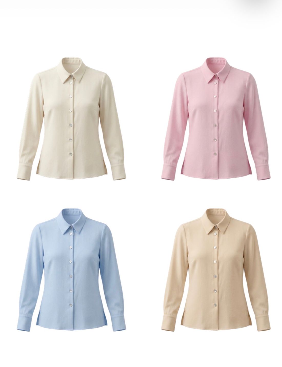 Camisa Viscose Botão Madrepérola - Doce Flor Camisa Viscose Botão Madrepérola - Doce Flor