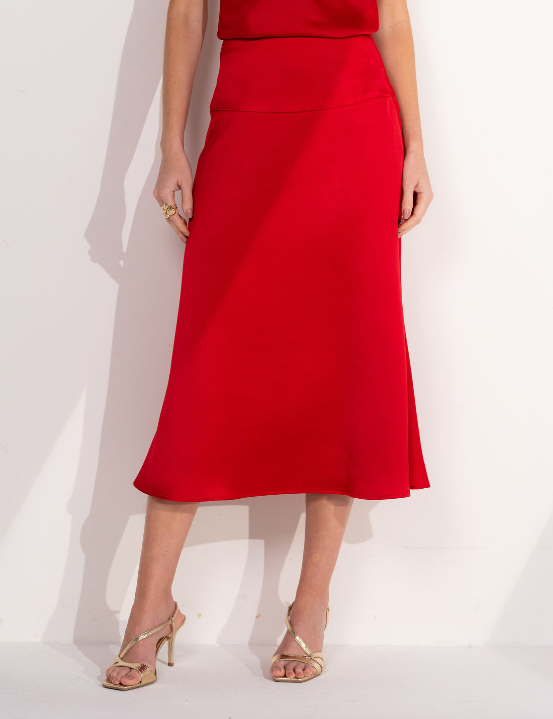 Saia Liane Acetinado - Unique Chic Saia Liane Acetinado - Unique Chic