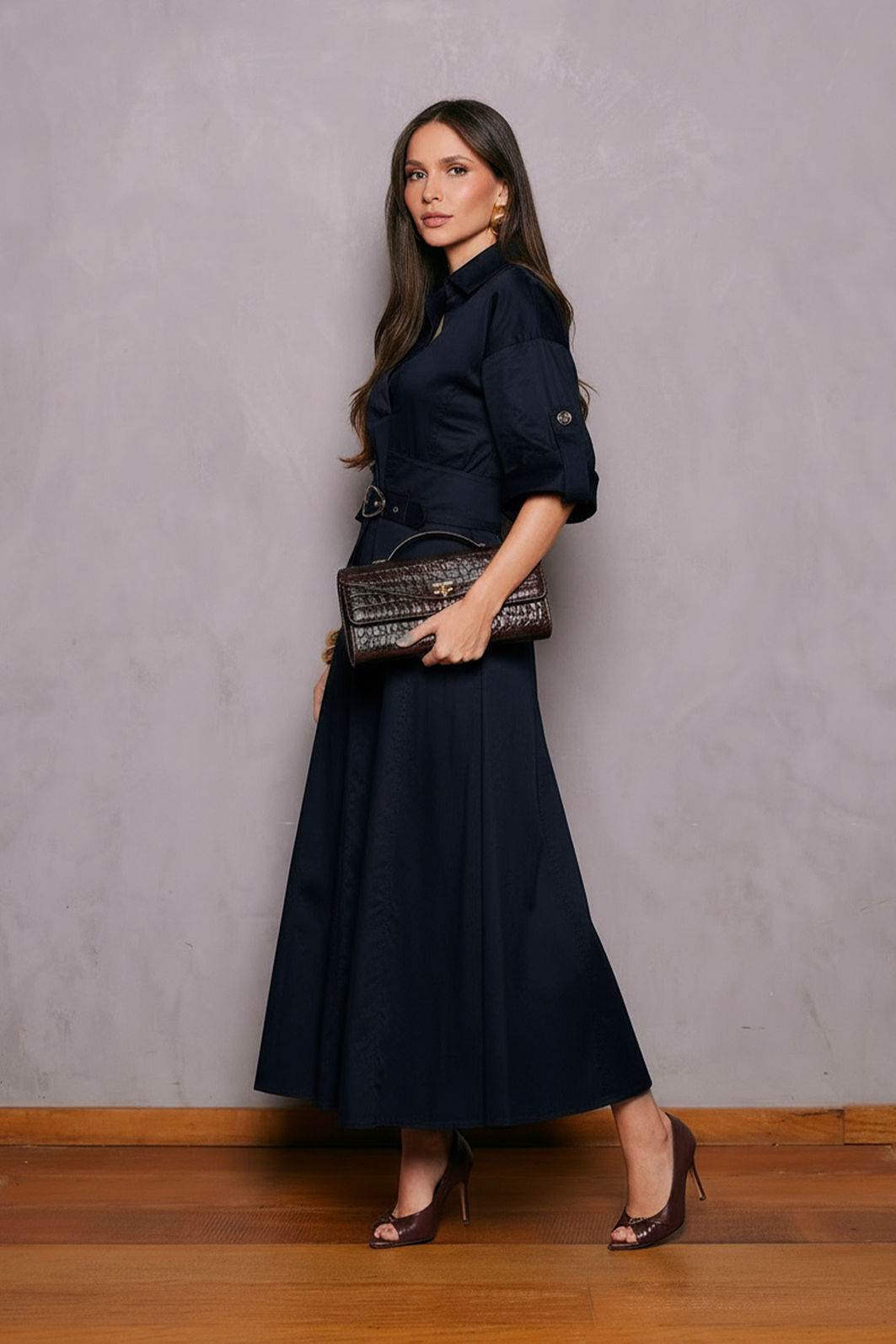 Vestido Chemise Com Corset - Unique Chic