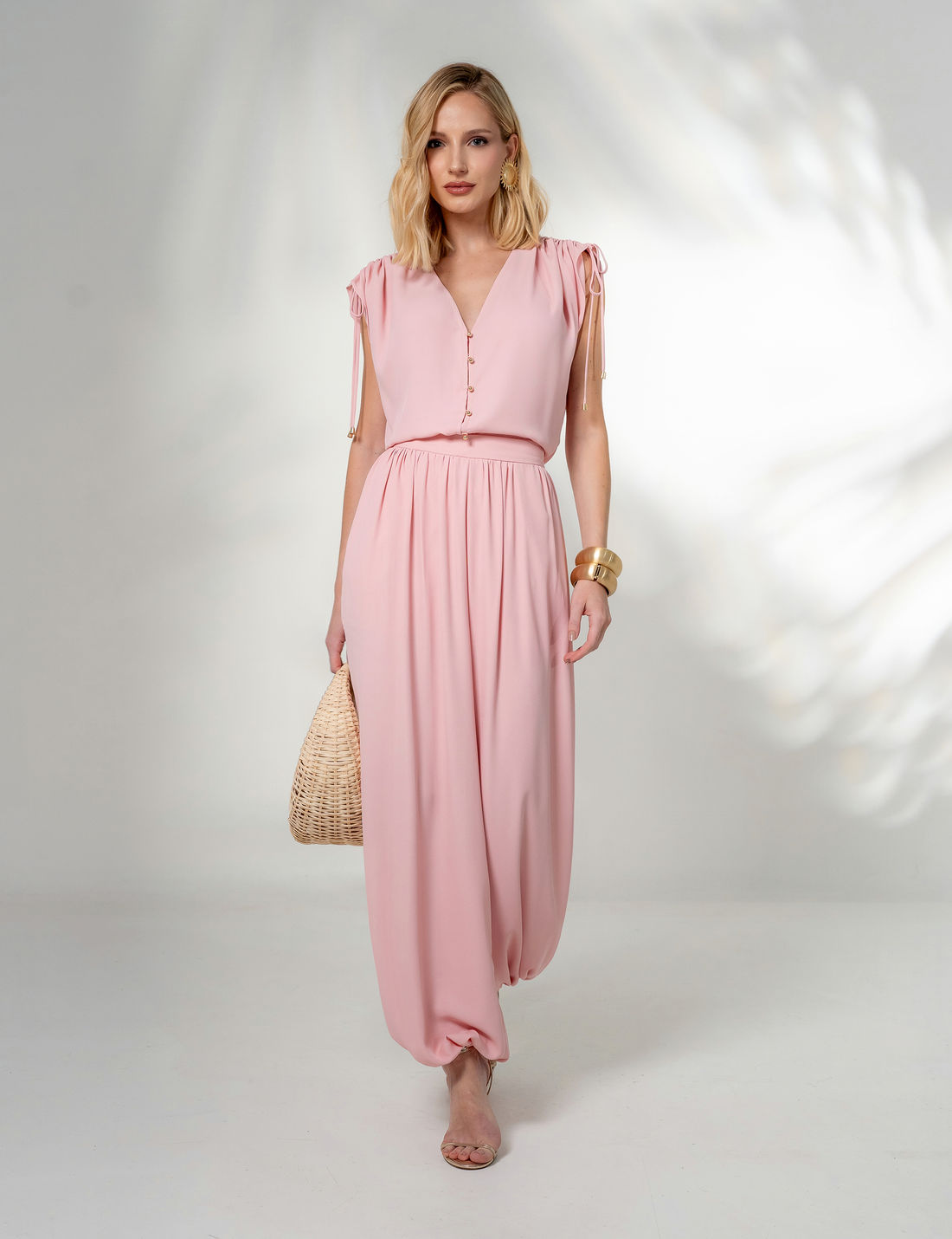 Calça Aladim Ísis Crepe - Unique Chic Calça Aladim Ísis Crepe - Unique Chic