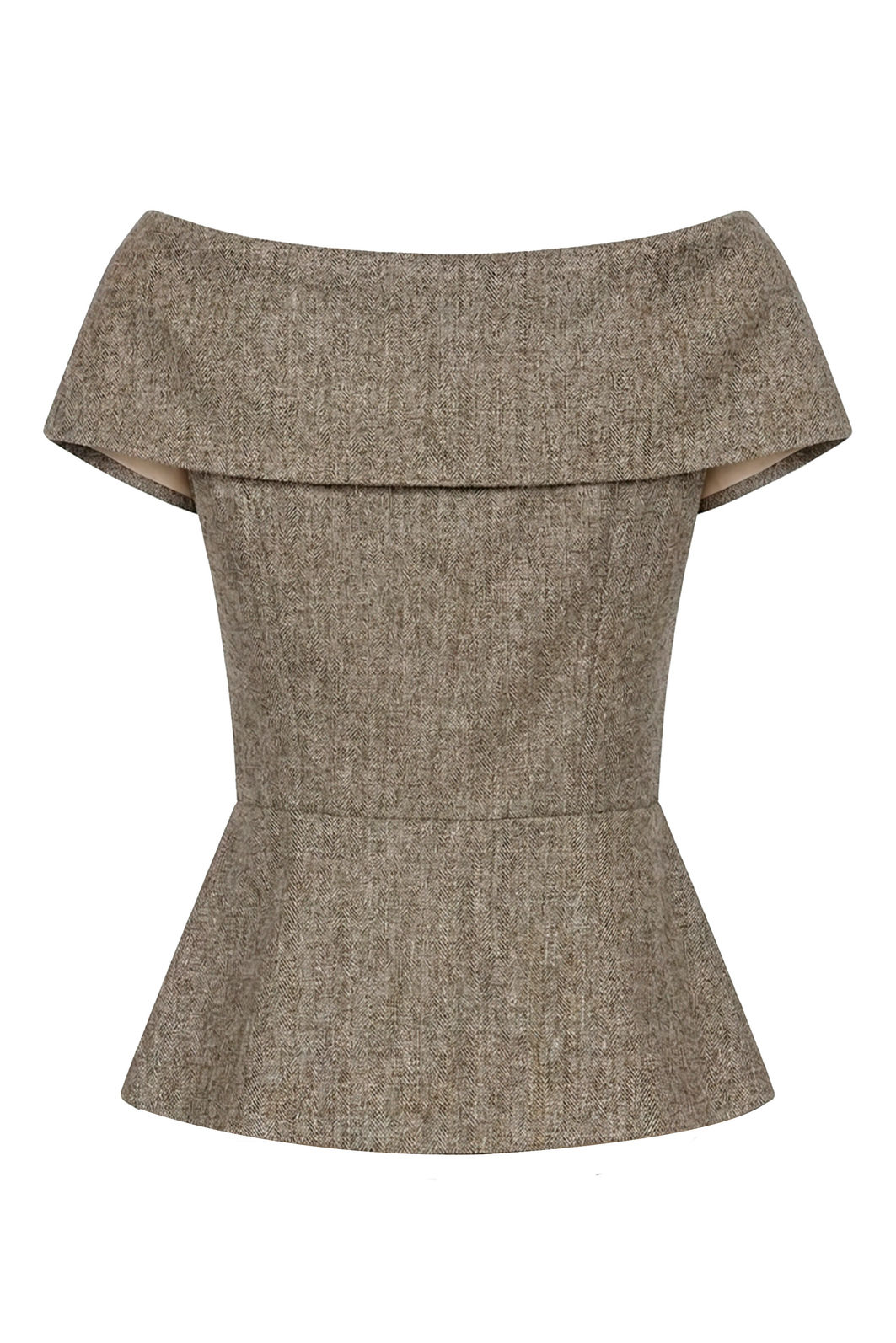 Blusa Tweed Peplum - Unique Chic Blusa Tweed Peplum - Unique Chic
