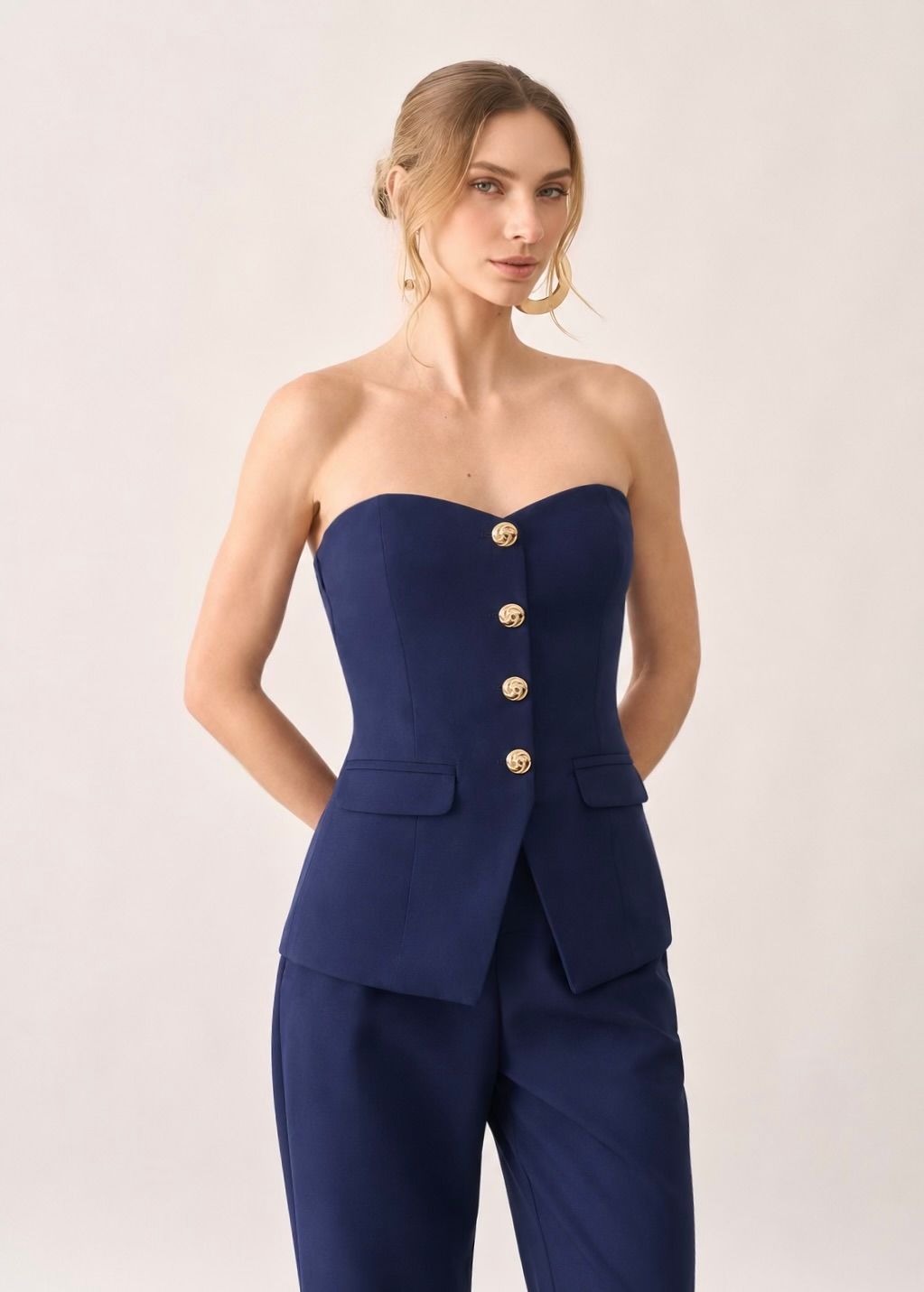 Blusa Tomara Que Caia Alfaiataria - Milalai Blusa Tomara Que Caia Alfaiataria - Milalai