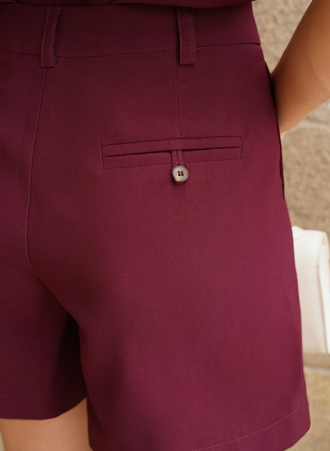 Short Alfaiataria com Pregas - Doce Flor Short Alfaiataria com Pregas - Doce Flor