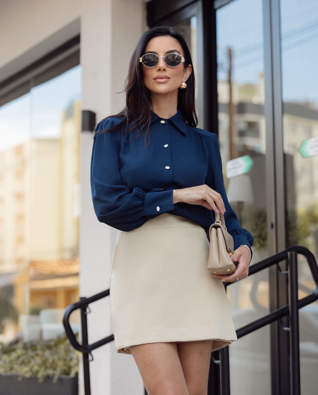 Camisa Crepe Botão Orgânico - Milalai