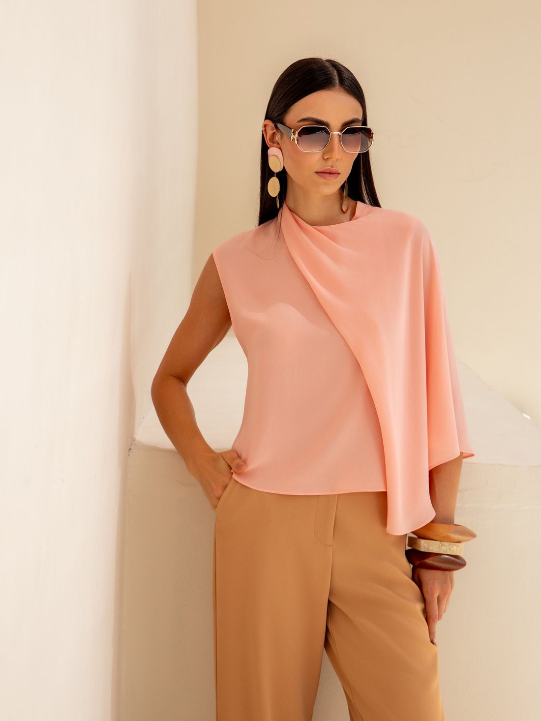 Regata Crepe Capa - Doce Flor Regata Crepe Capa - Doce Flor