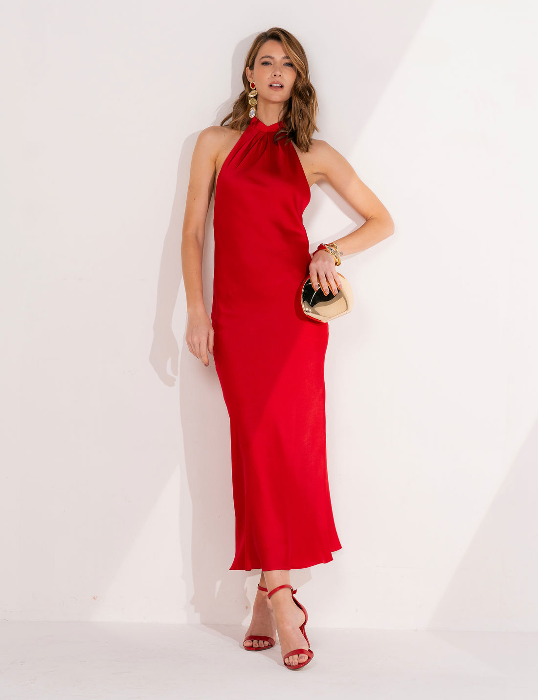 Vestido Liane Acetinado - Unique Chic Vestido Liane Acetinado - Unique Chic