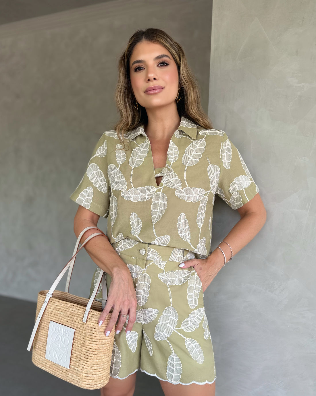 Blusa Polo Em Algodão Bordado - Doce Flor Blusa Polo Em Algodão Bordado - Doce Flor