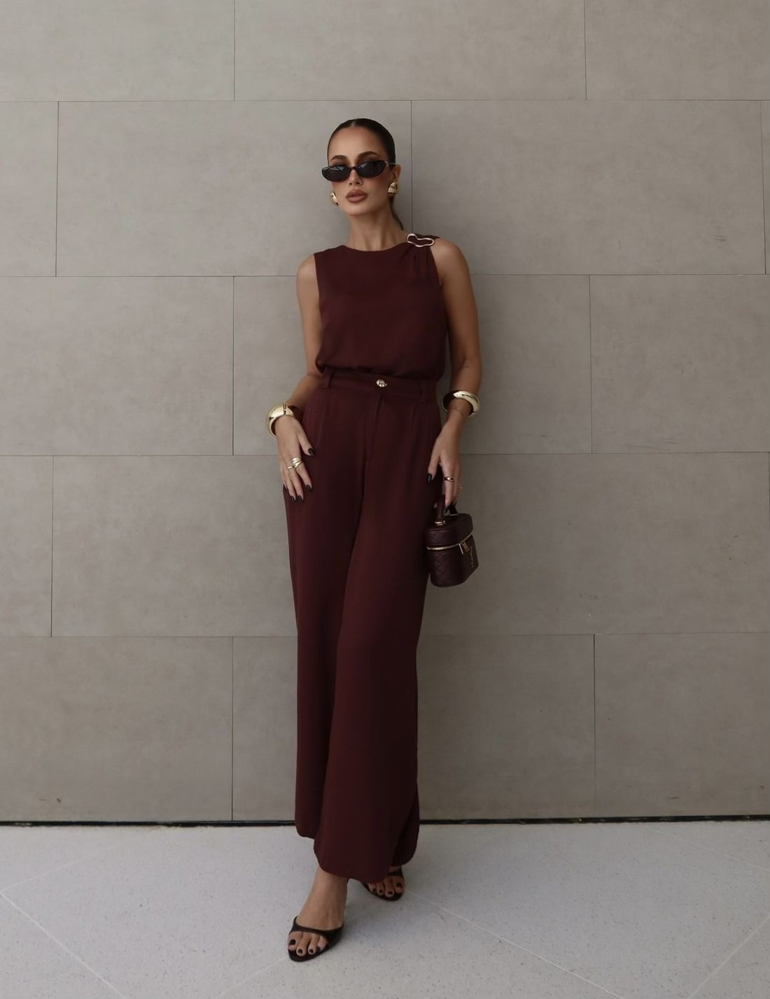 Regata Viscose Sarja Ombro Fivela Orgânica - Milalai