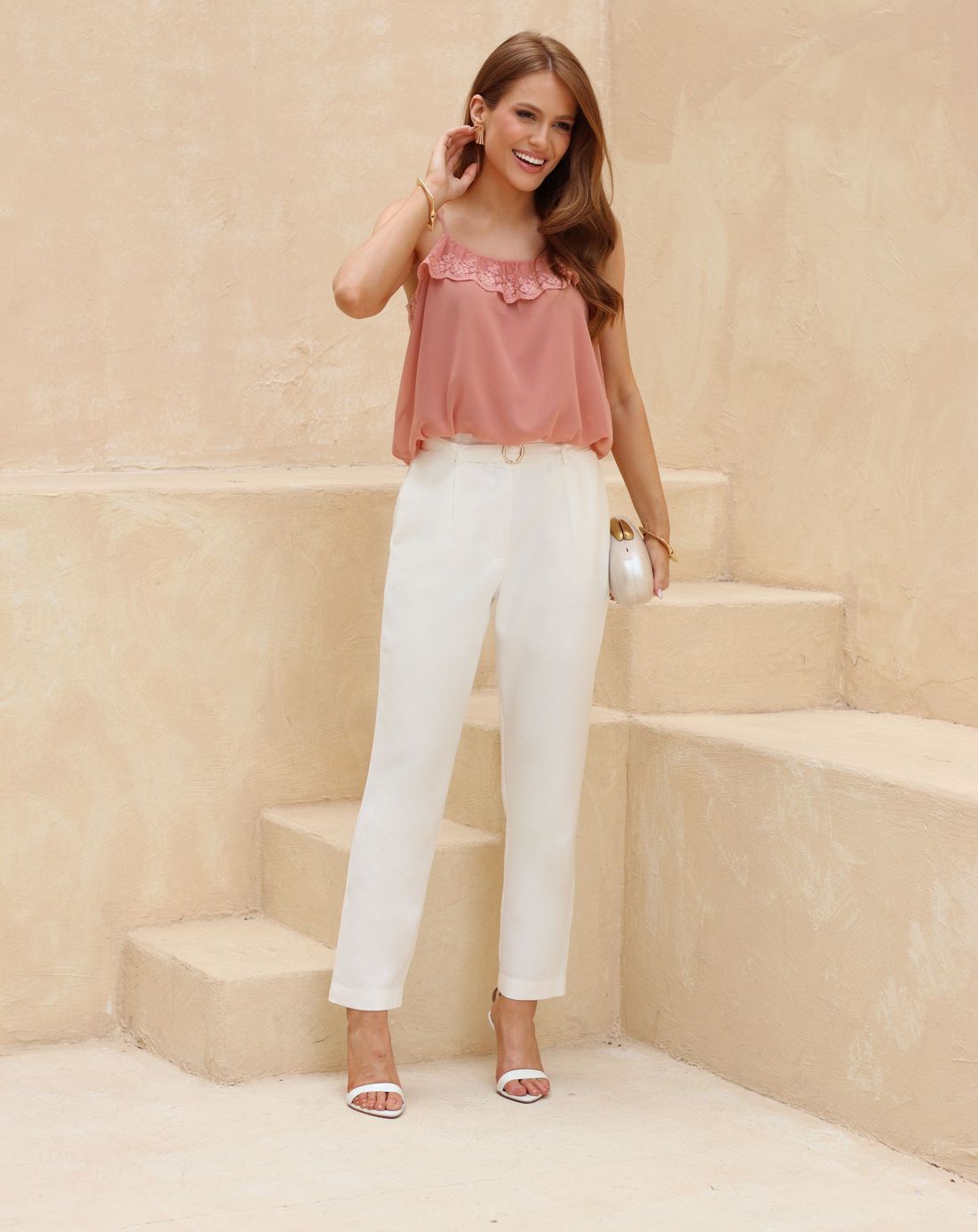 Regata Balonê Renda - Doce Flor