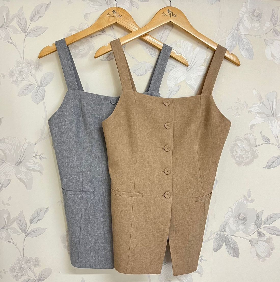 Colete Alongado Com Alças Larga - Doce Flor Colete Alongado Com Alças Larga - Doce Flor