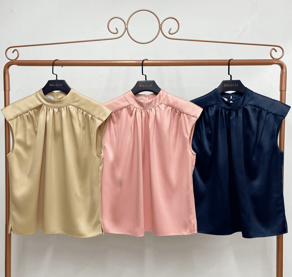 Blusa Crepe Acetinado - Milalai Blusa Crepe Acetinado - Milalai
