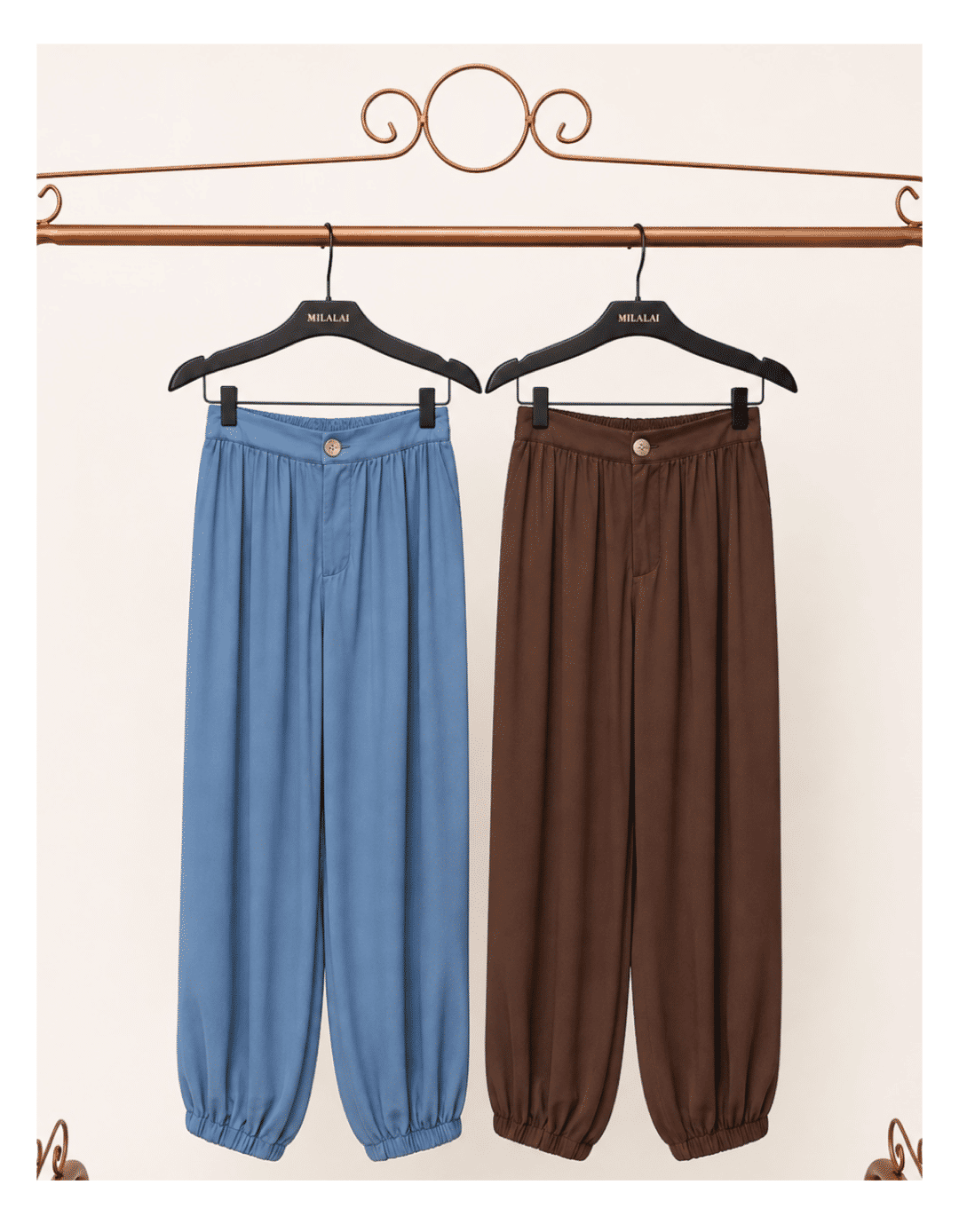 Calça de Viscose Sarja Aladim - Milalai Calça de Viscose Sarja Aladim - Milalai