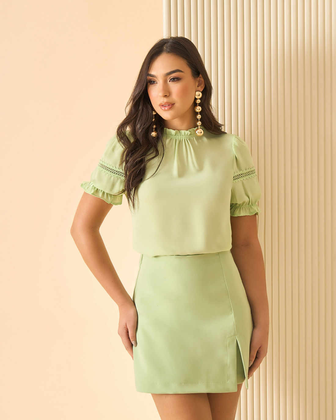 Shorts Saia Alfaiataria - Milalai Shorts Saia Alfaiataria - Milalai