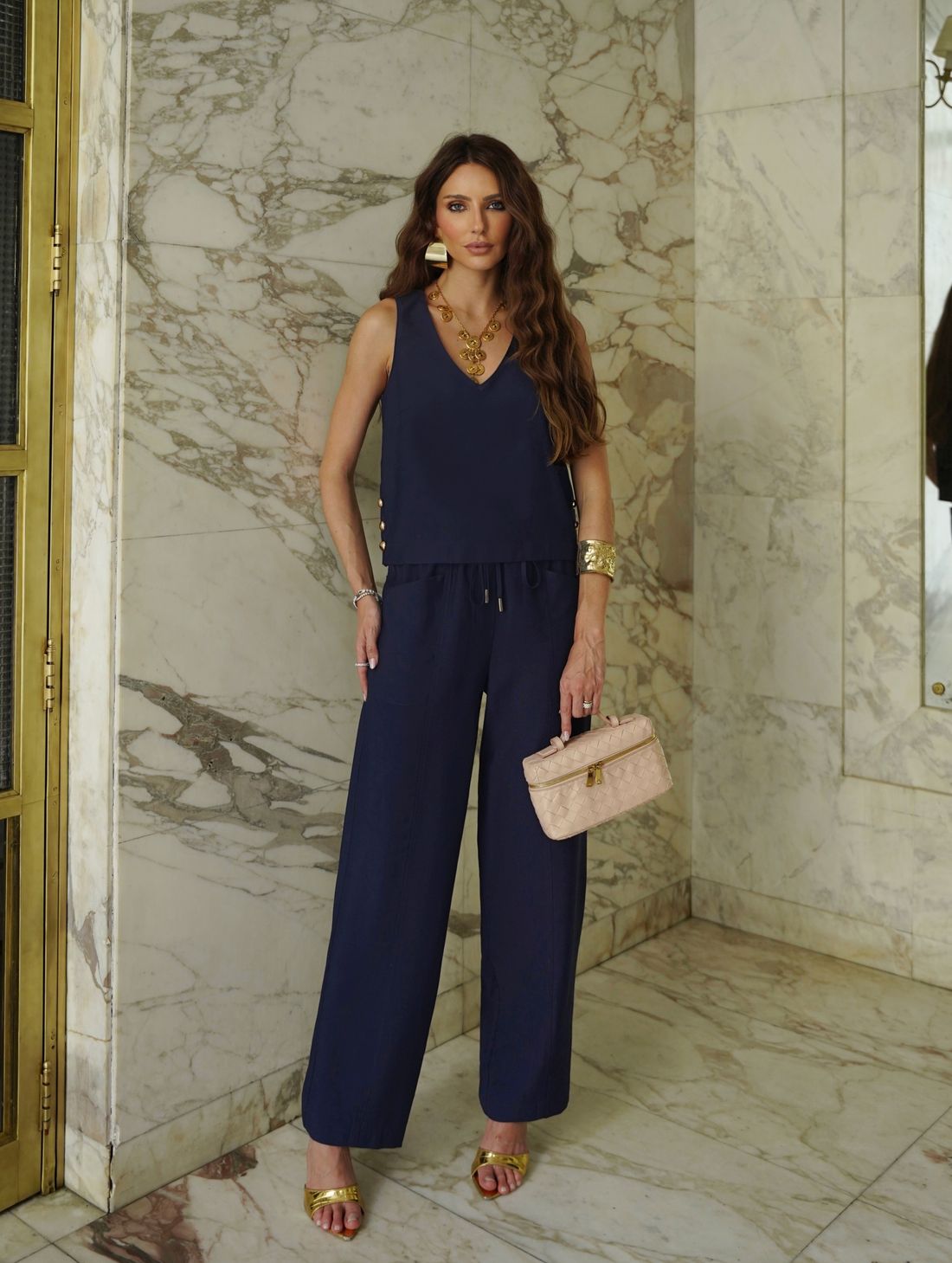 Calça Estilo Jogger Com Bolso - Doce Flor