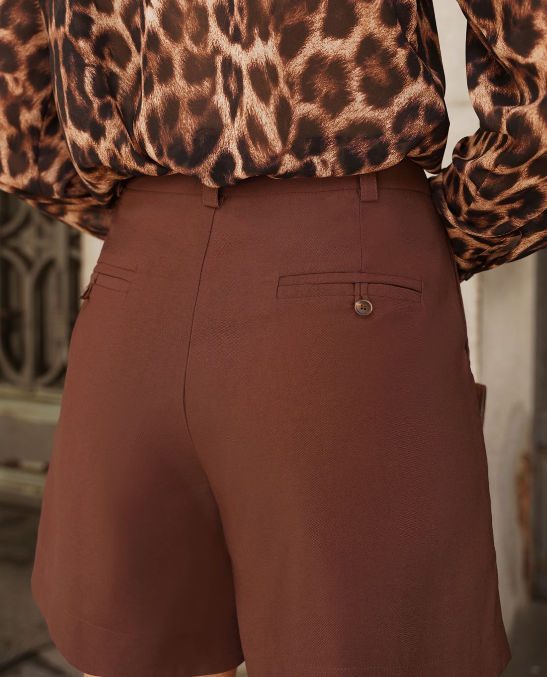 Short Alfaiataria com Pregas - Doce Flor Short Alfaiataria com Pregas - Doce Flor